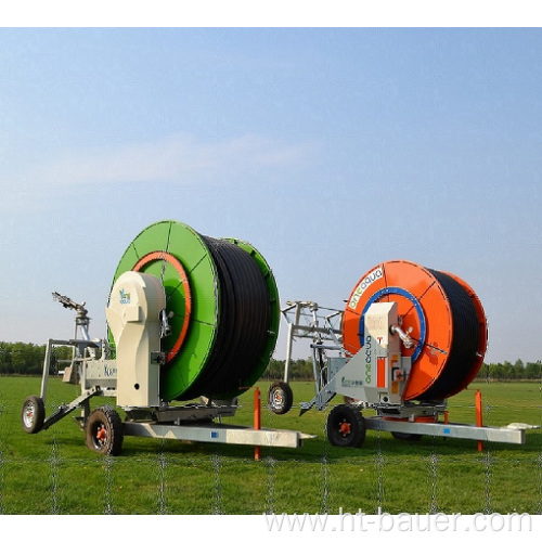 Factory Two wheel Driving Hose Reel Irrigation system